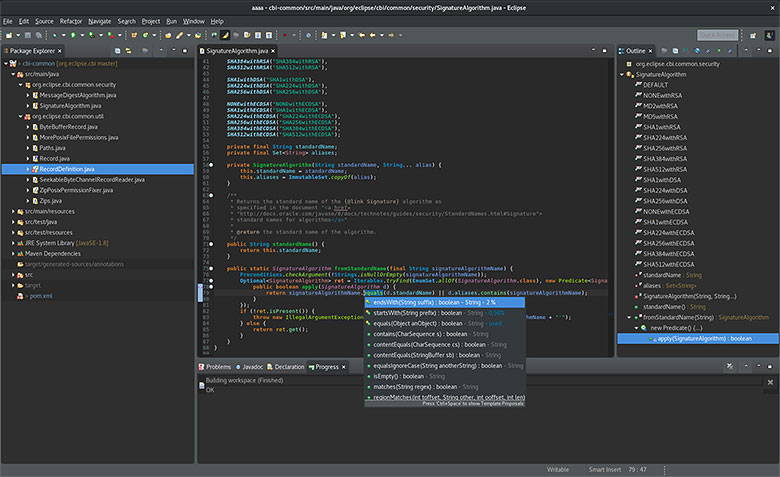 eclipse development environment (ide)