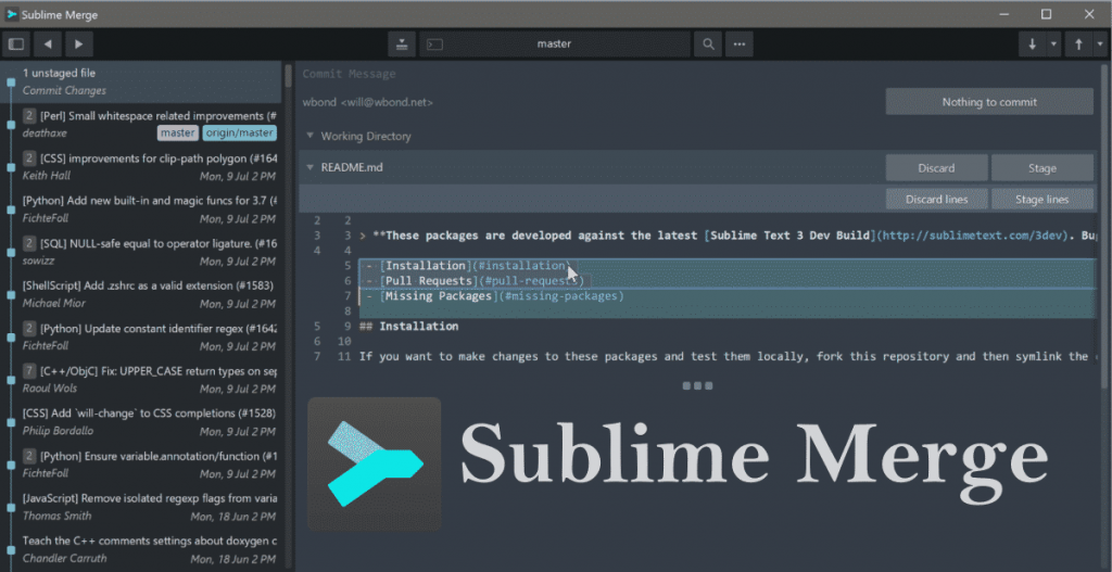 how to use sublime merge