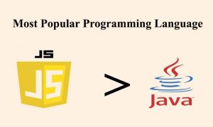 JavaScript Outdoes Java As The Most Popular Programming Language