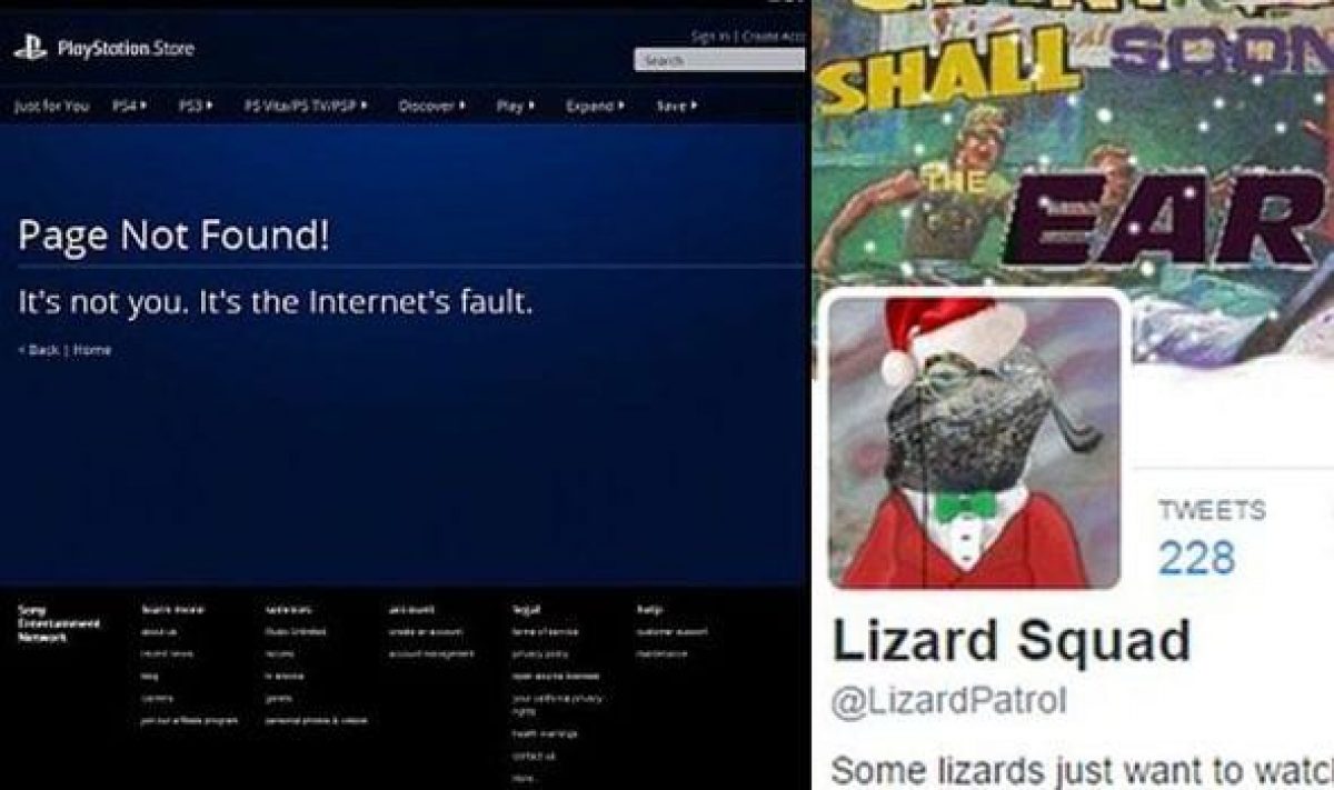As Promised Lizard Squad Downs Playstation Network Today - when you find out lizard squad hacked psn roblox