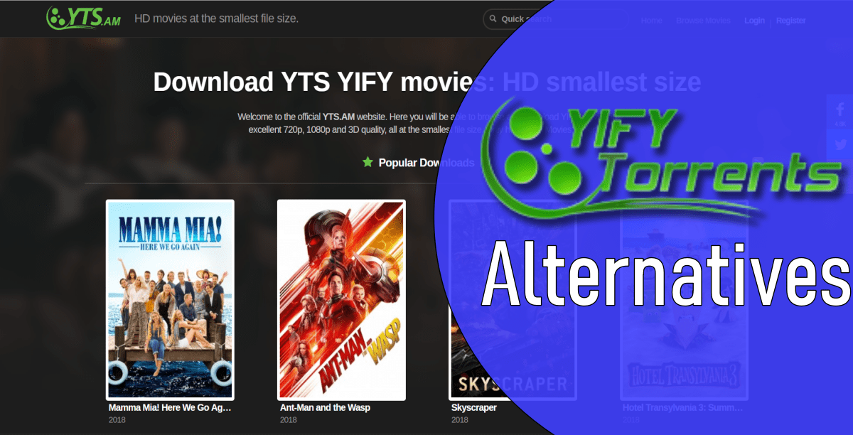 The only Official site for YIFY movies. I hope that this helps everyone. :  r/Piracy