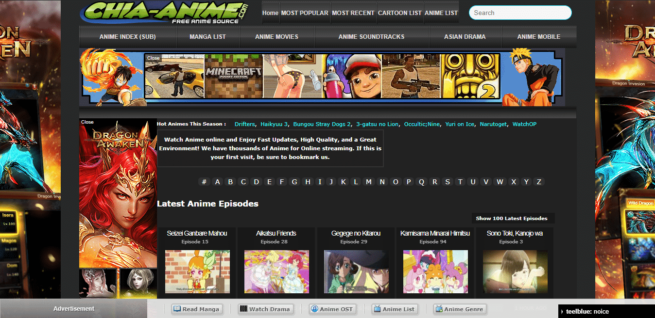 free anime websites for chromebook