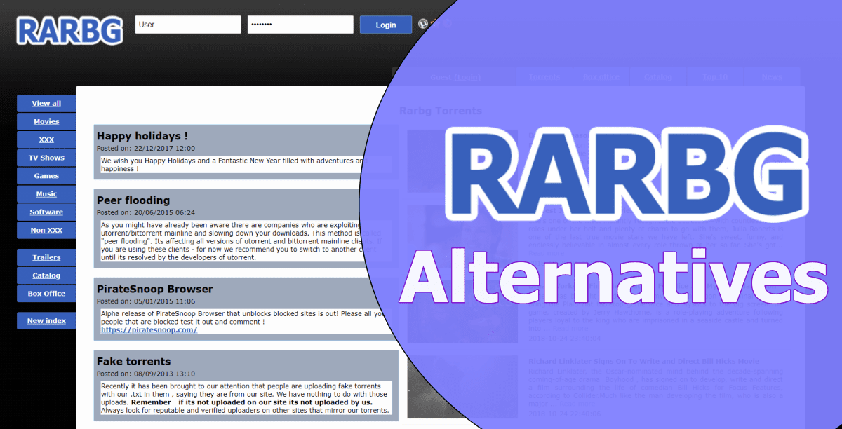 Best RARBG Alternative Sites in [ Working
