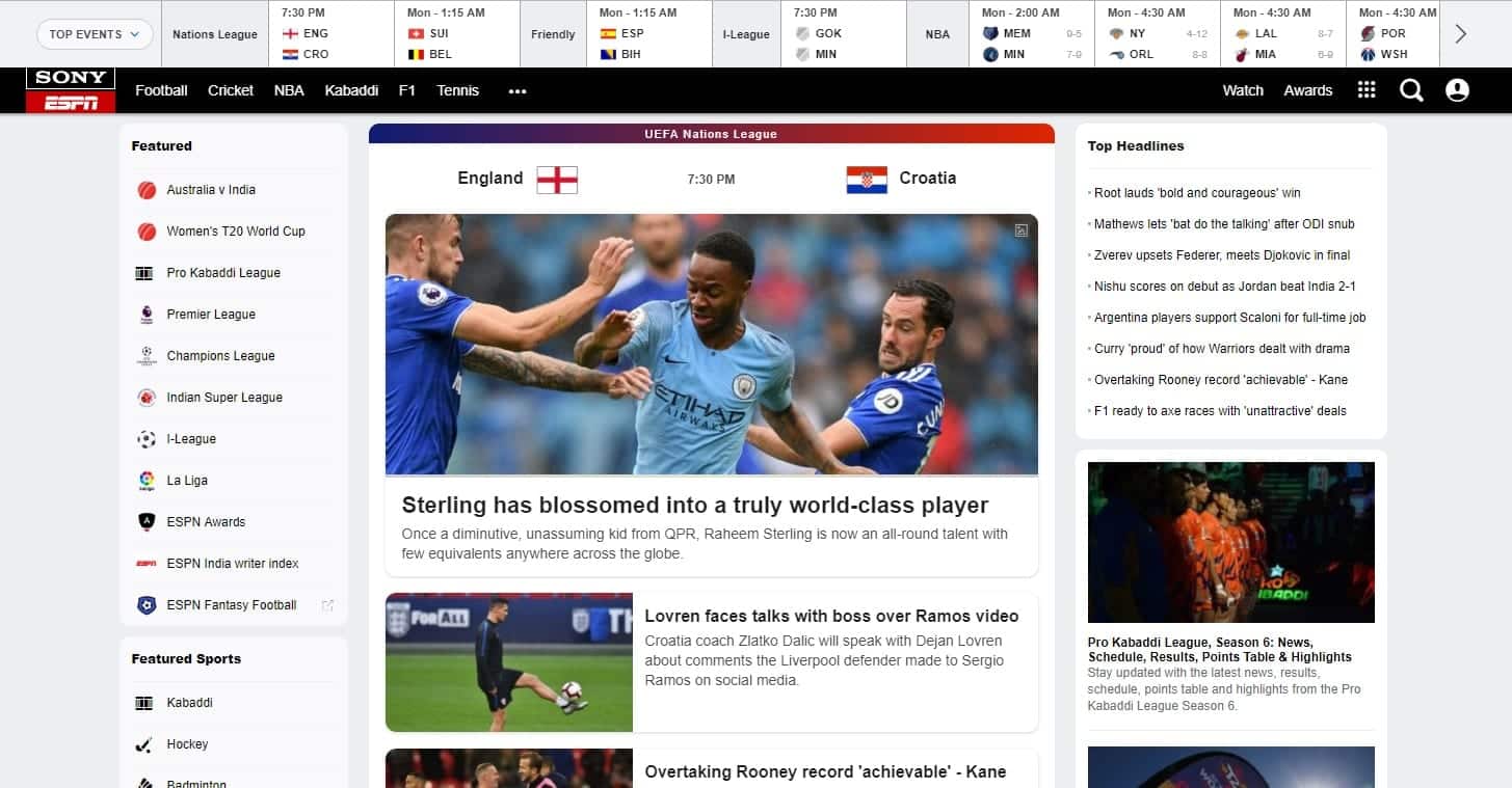 free websites to watch football online
