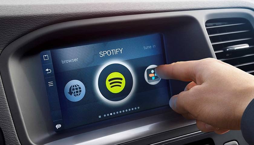 spotify player device for car
