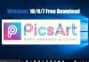 picsart for pc windows 10 download