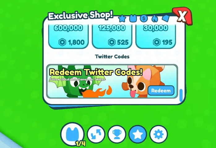 ALL 4 FREE 1 BILLION CANDY PET CODES IN PET SIMULATOR X