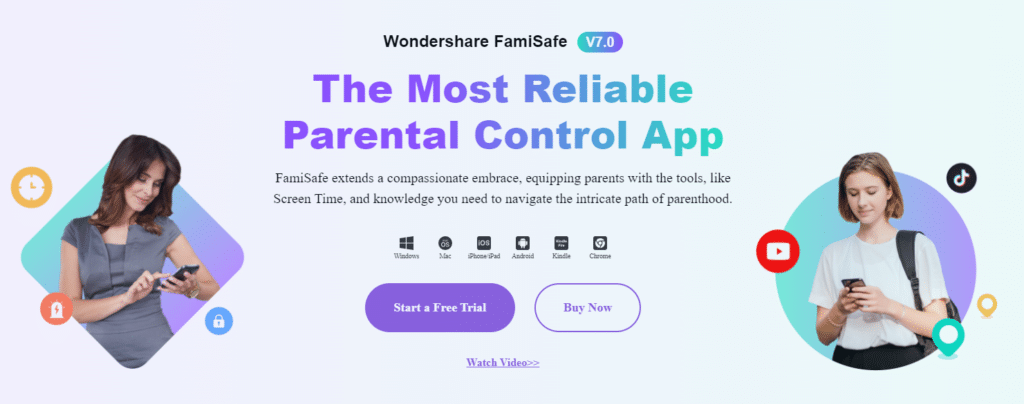 Wondershare Famisafe Trustworthy Parental Control App